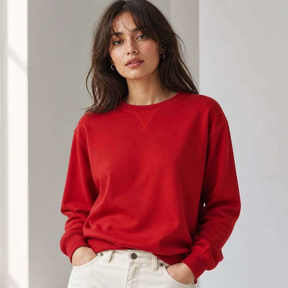 Wondershop Women's Sleepwear Red Crewneck Sweatshirt XL